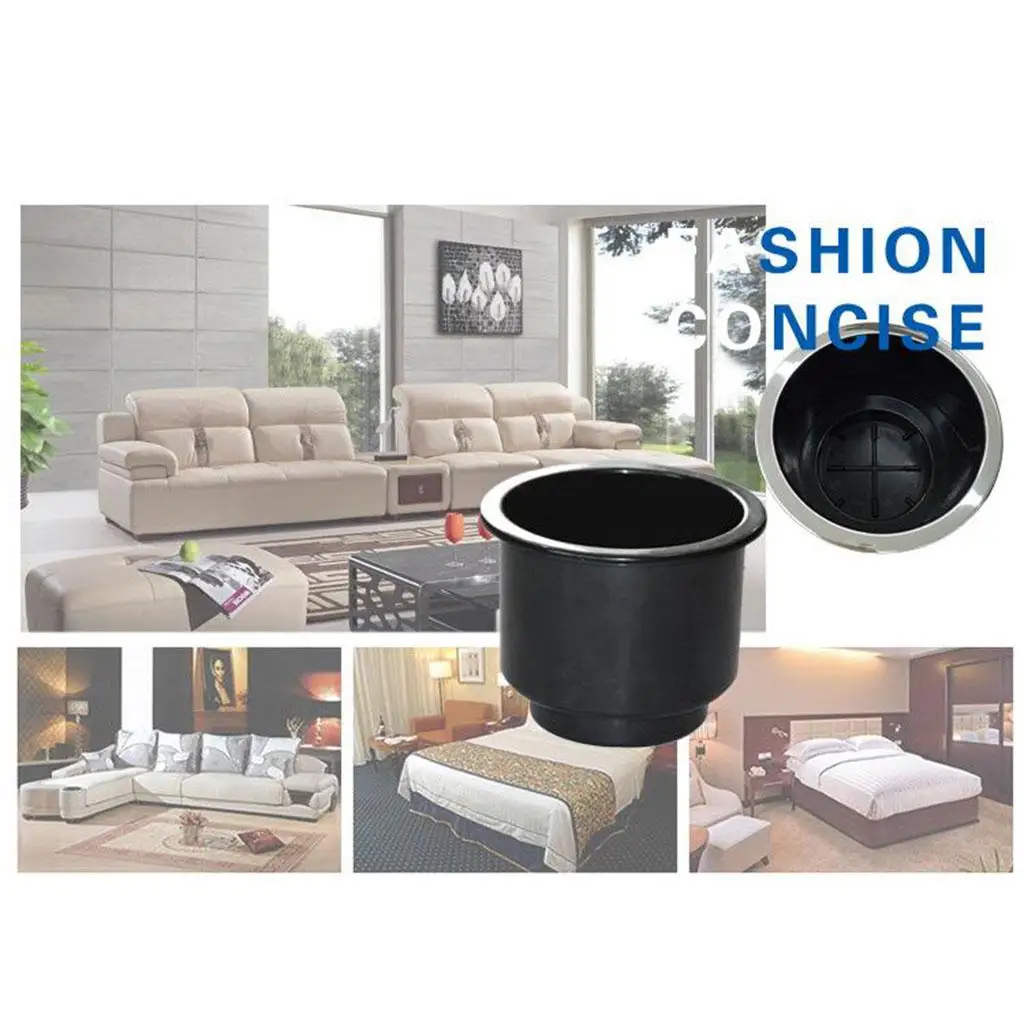 Boat Car Bottle Drink Holder Easy Install Bottle Mug Organizer for Small Boat Accessories Poker Table