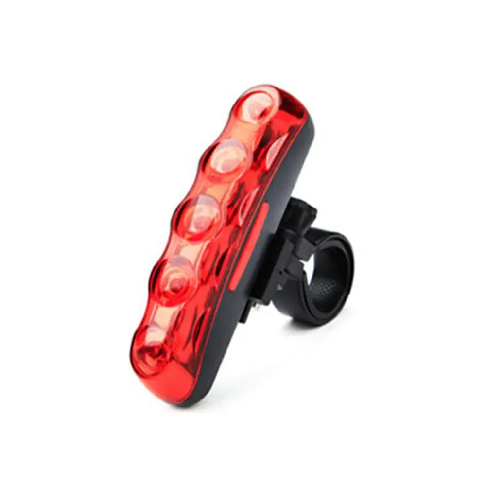 AliExpress cycle zone 5 LED Bicycle Taillight Bike Rear Light Night Riding Safety Warning Rear Lamp Cycling Lamp MTB Road Bike Parts and Accessories