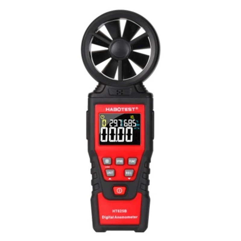 

HABOTEST HT625B Digital Anemometer Wind Speed Meter Gauge Air Flow Meter For Measuring Wind Speed Air Volume MAX/MIN/AVG