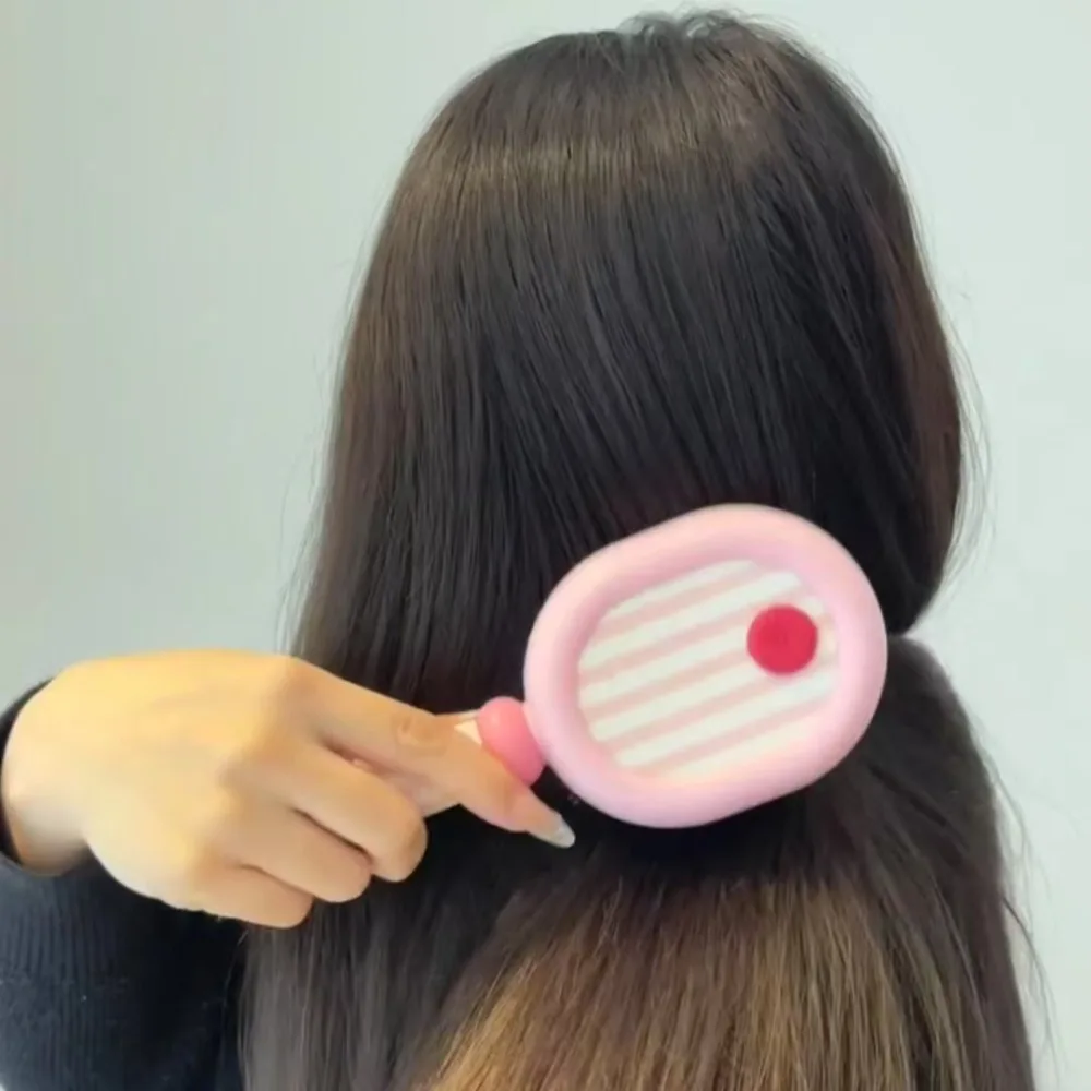 

Curly Comb Anti Static Air Bag Hair Comb Scalp Massage Hairdressing Massage Comb Portable Pink Air Cushion Combs Lady/Girl