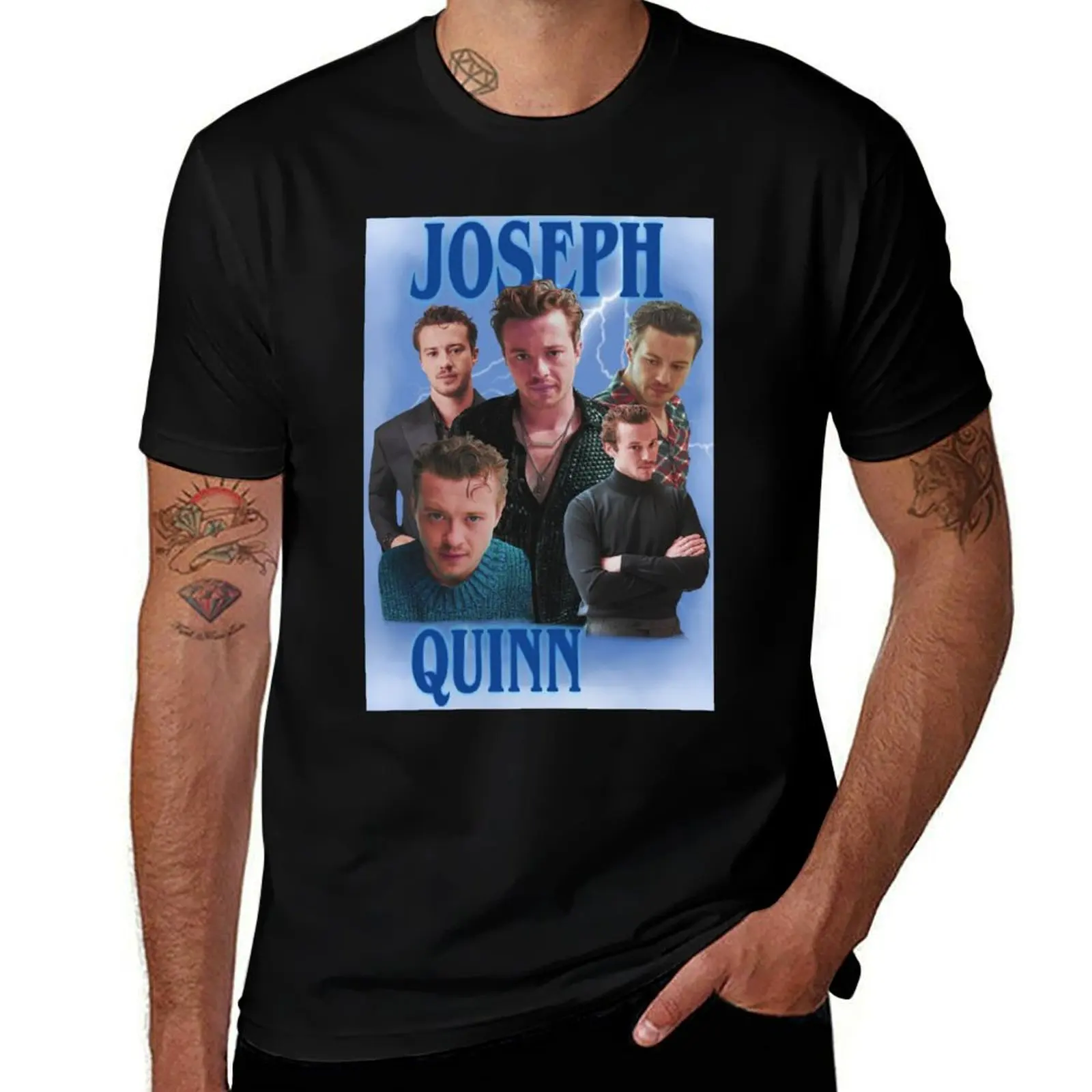 

Joseph Quinn Wrestling Tee Vintage T-Shirt t shirts for man graphic tees t shirt for man T-Shirt