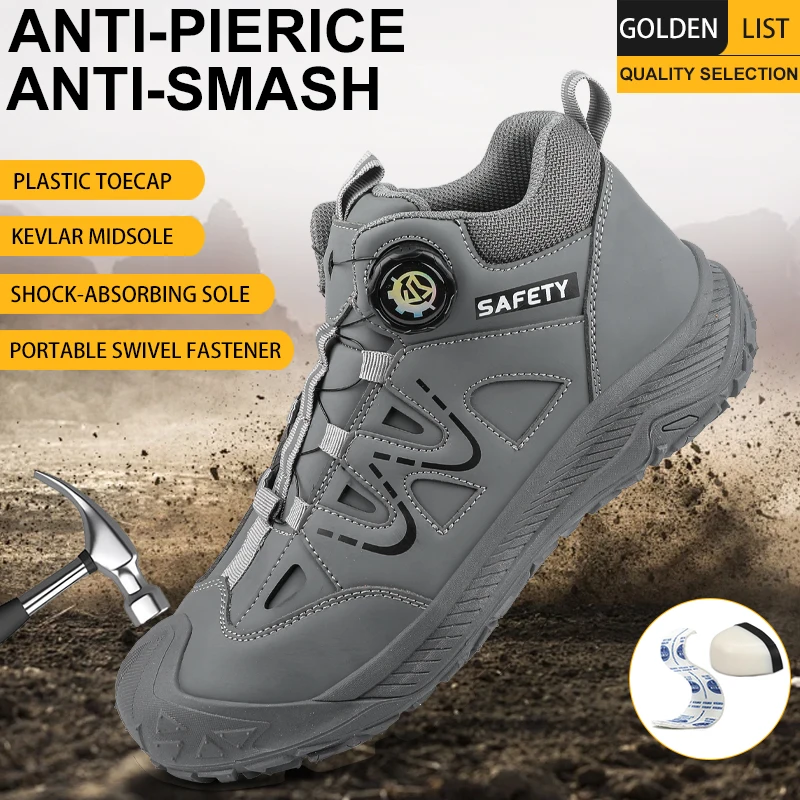 protective shoes, safety shoes, work shoes, labor protection shoes Plastic-capped Kevlar anti-smashing and anti-puncture