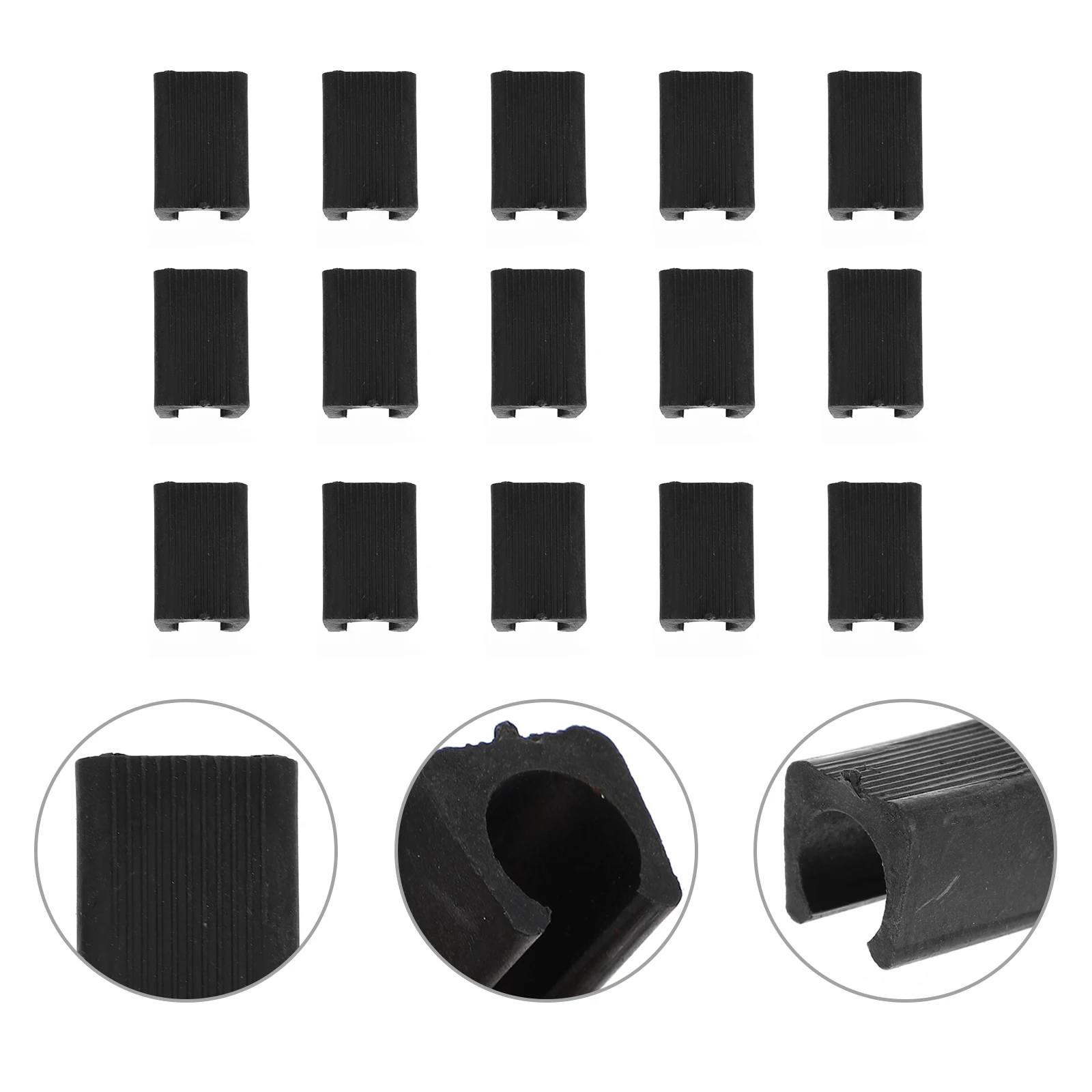 

100 Pcs Non Slip Mat Furniture Feet Pads Grippers Chair Stoppers Office Chairs Accessories Wooden Floor Protectors PE Material