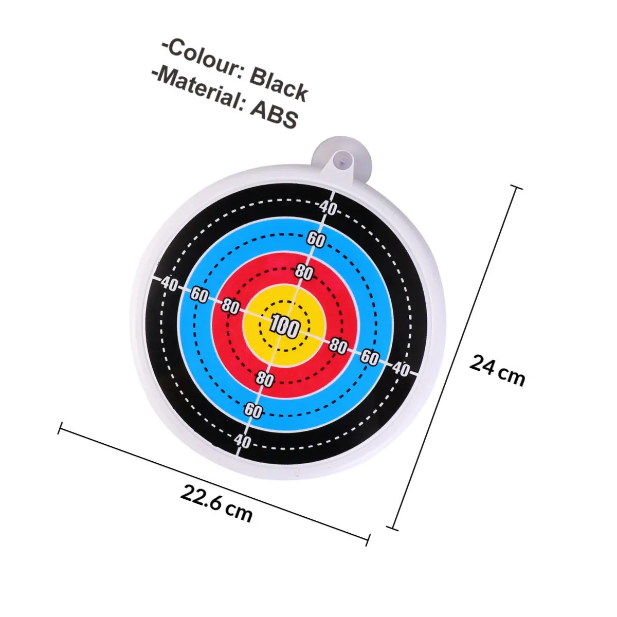 1Pcs Archery Target for ABS Suction Cup Arrow Practice Board Portable Space Saving for Home Garden Play Together Parent