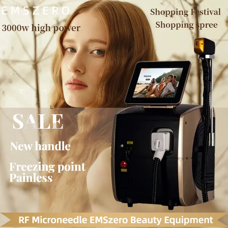 

Высокомощный диодный лазер 808 нм для удаления волос - безболезненная технология с технологией охлаждения для шелковистой гладкой кожи