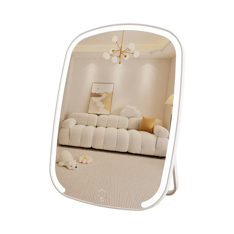 

LED vanity mirror desktop