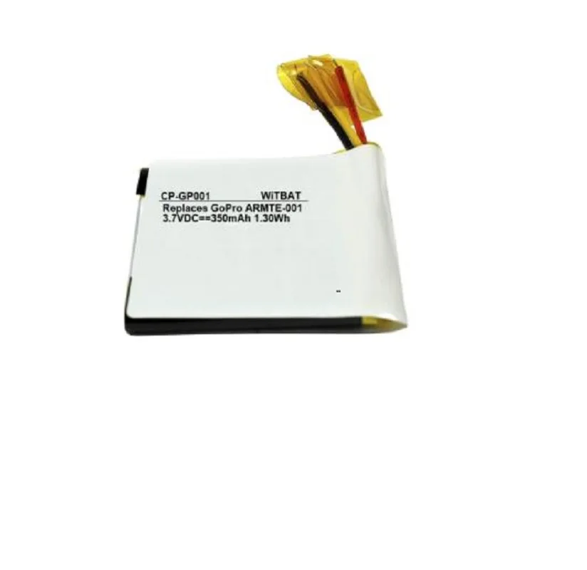 Battery for GoPro Hero 9 ARMTE-001 Control New Li-po Rechargeable Pack Replacement 3.7V 350mAh