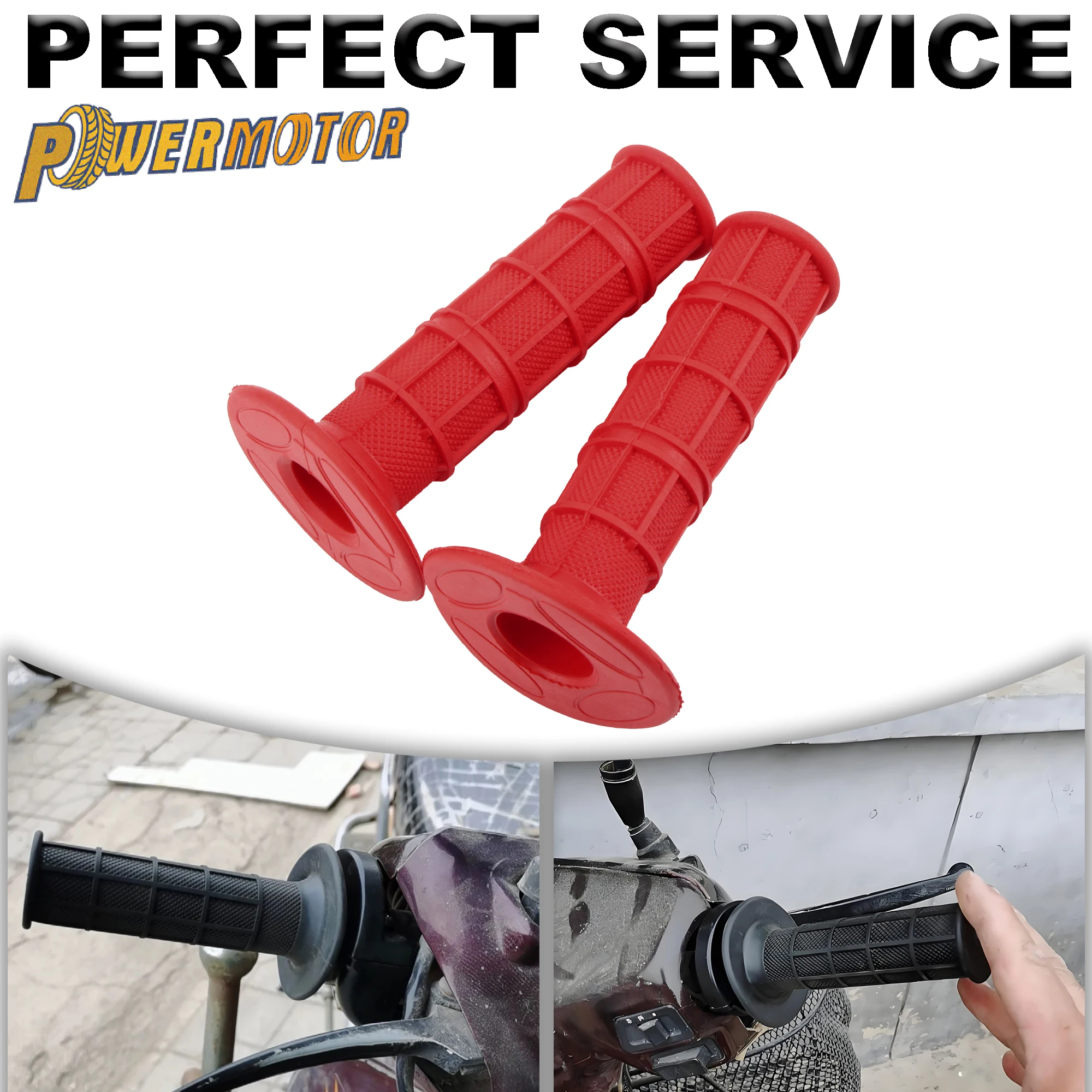 Motorrad 7/8 Zoll 22mm Gummi-Lenkergriffe für KTM Honda Yamaha Suzuki Dirt Bike Enduro Hand-Ersatzzubehör