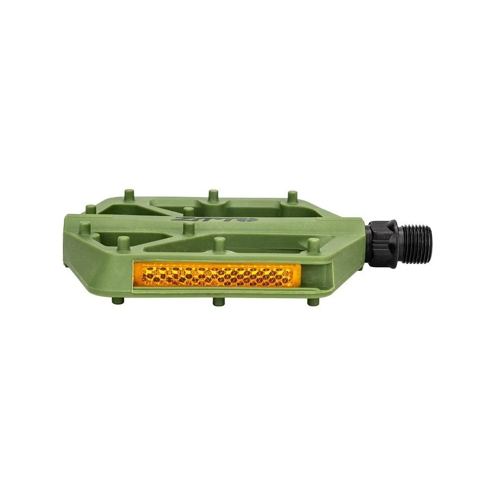 

1 Pair ZTTO MTB Flat Bike Pedal 9/16 Thread Double DU Bushing Bicycle Platform Pedals Nylon Anti Slip Bicycle Parts