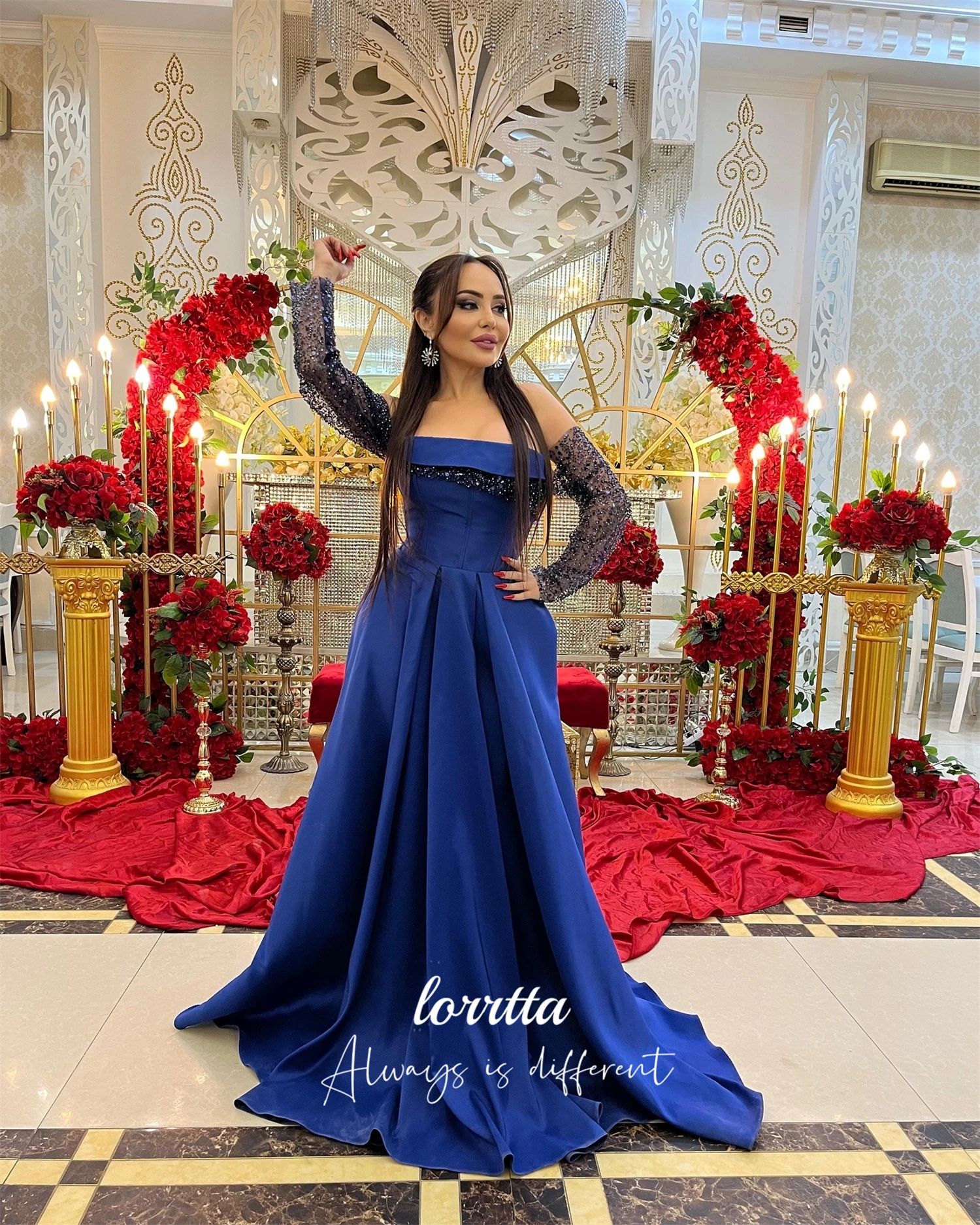 Lorrtta vestido de cóctel personalizado Sharon vestidos de noche felices 2025 vestido de lujo para ocasiones especiales vestidos elegantes فساتmavera