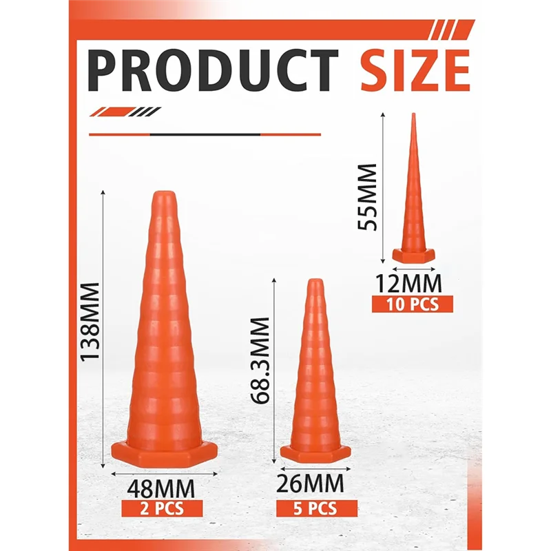 【B07R】مجموعة سدادات خرطوم خدمة الزيت الهيدروليكي العالمي، 17 قطعة من المقابس المطاطية المقاومة للتنقيط للخطوط الهيدروليكية لأنظمة الري #5