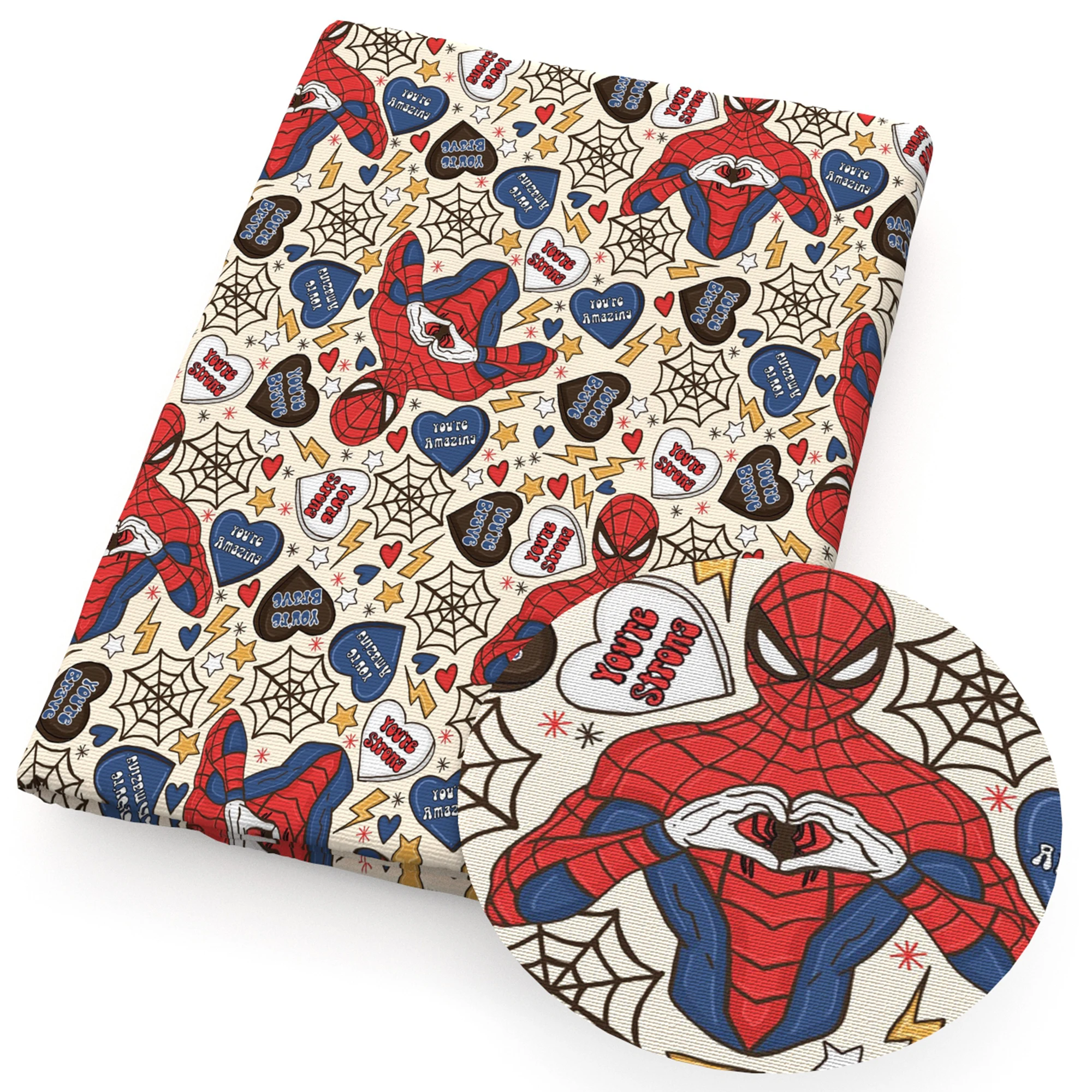 50*145 سنتيمتر خليط سبايدرمان نسيج القطن والبوليستر لخياطة الأنسجة اللحف الأقمشة التطريز المواد DIY بها بنفسك اليدوية #6