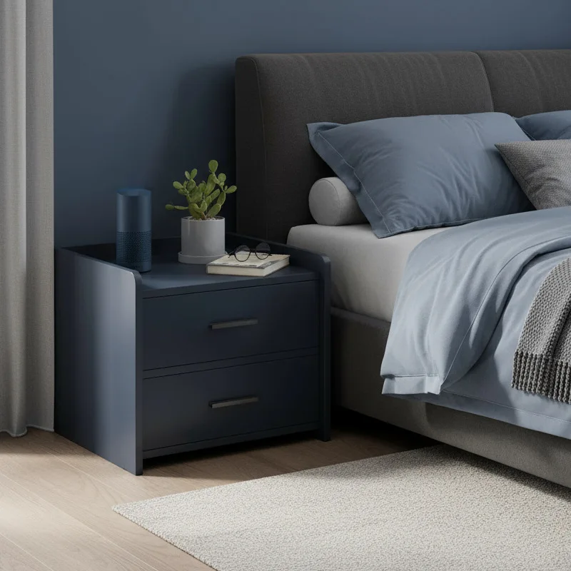 Bedside table Locker Modern simple household small bedroom simple light luxury bedside table Italian bedside rack