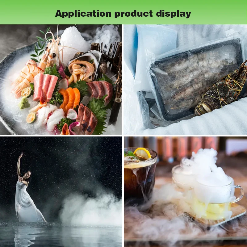 آلة تكوير الثلج الجاف Co2 آلة تكوير الثلج الجاف آلة صنع الثلج الجاف صانع آلة صنع الثلج الجاف للتجميد اللوجستي لسلسلة الباردة #6