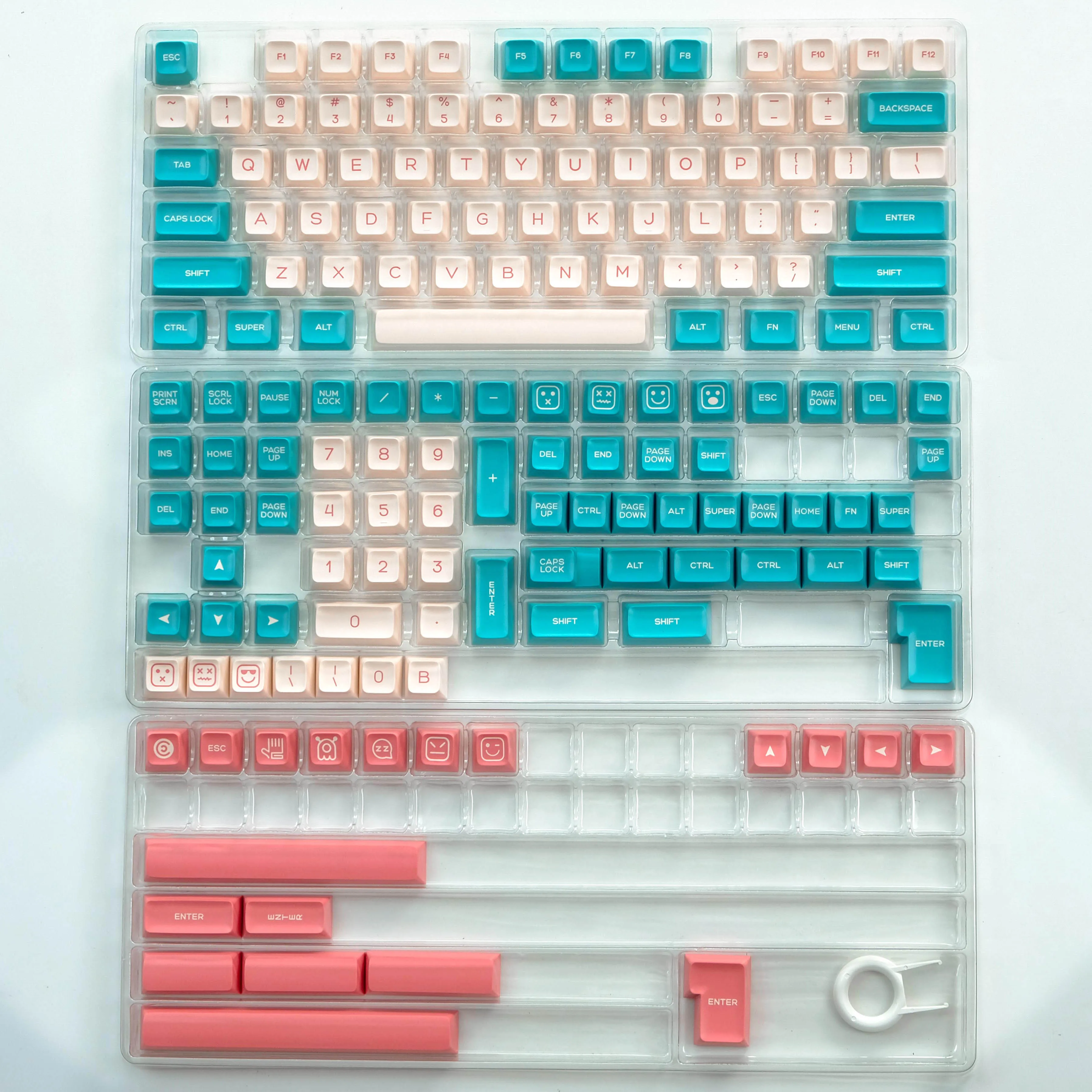 Imagem -06 - Teclas de Cores Misturadas para Gamer Mecânico Double Shot Pbt Cherry mx Switches 160 Chaves Perfil SA