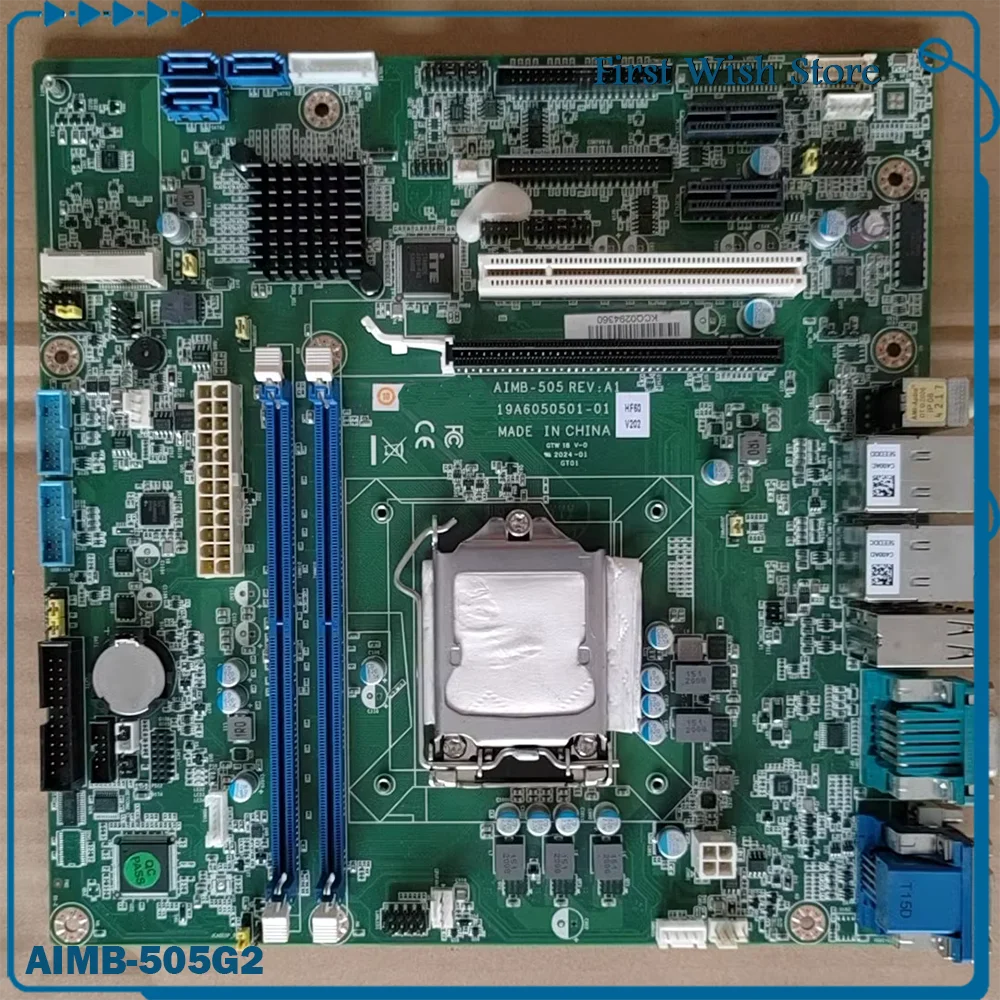 For ADHNTECH industrial motherboard Dual net-work port AIMB-505 REV:A1 AIMB-505G2