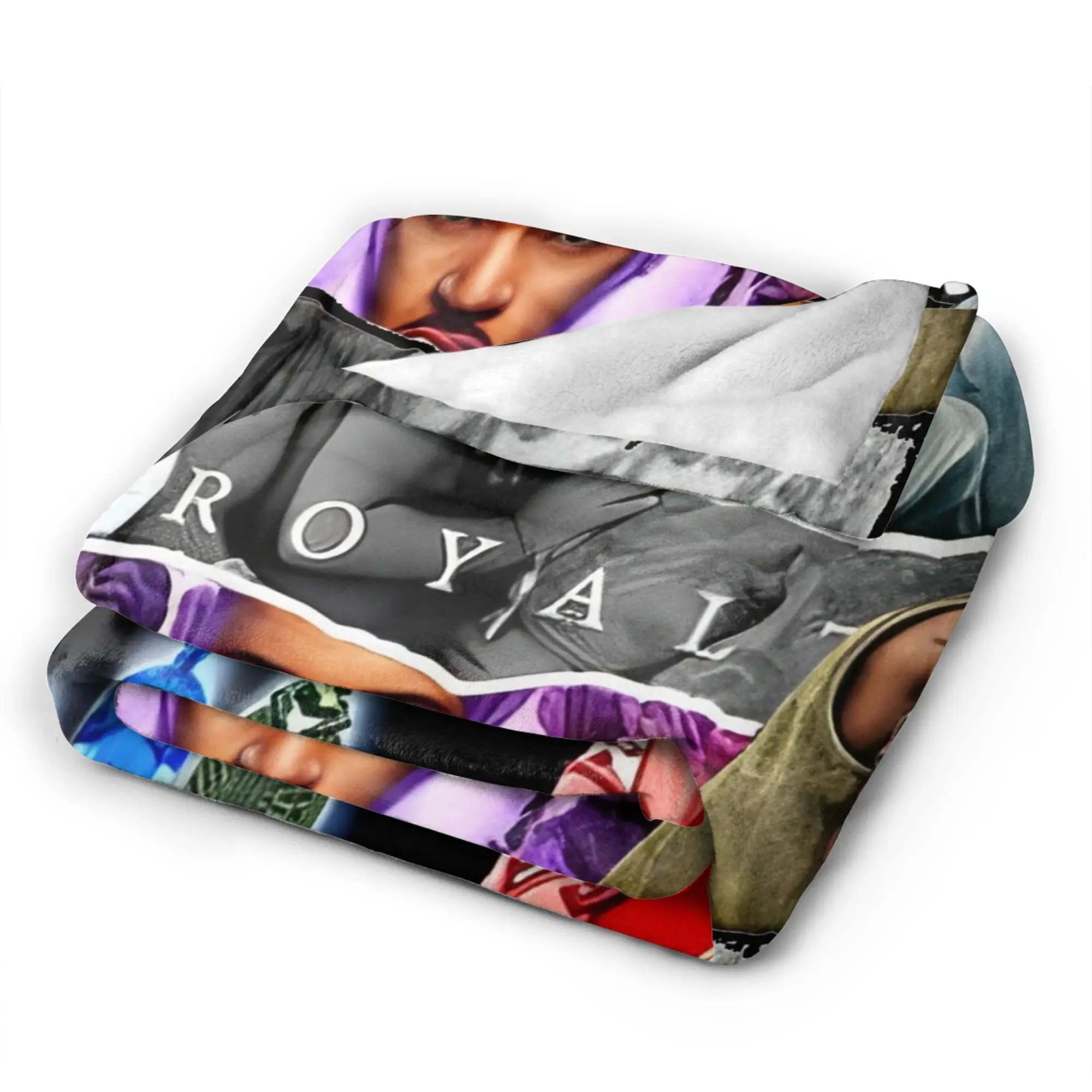 كريس براون بريزي باول XX جولة 2025 بطانية ميرش دافئة مريحة رقيق رمي البطانيات للأريكة 50x60 بوصة متعددة الحجم المفرش