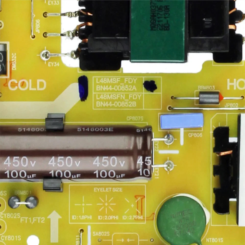 UN48J5200AFXZP UN48J5200AFXZX UA43M5100 UN43J5000AFXZC UE48J5202AKXXH UE48J5002 전원 공급 장치 보드 BN44-00852A L48MSF_FDY