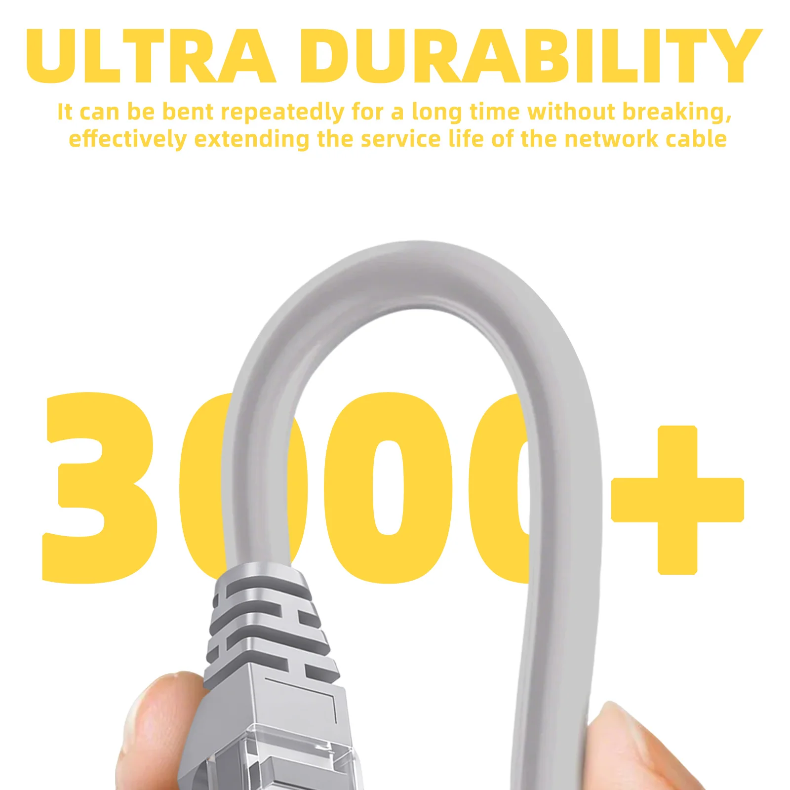 كابل LIXDA Cat5e Ethernet بطول 100 قدم، كابل شبكة LAN مستدير، سلك تصحيح RJ45 مرن، سرعة عالية لمودم ألعاب الكمبيوتر المحمول