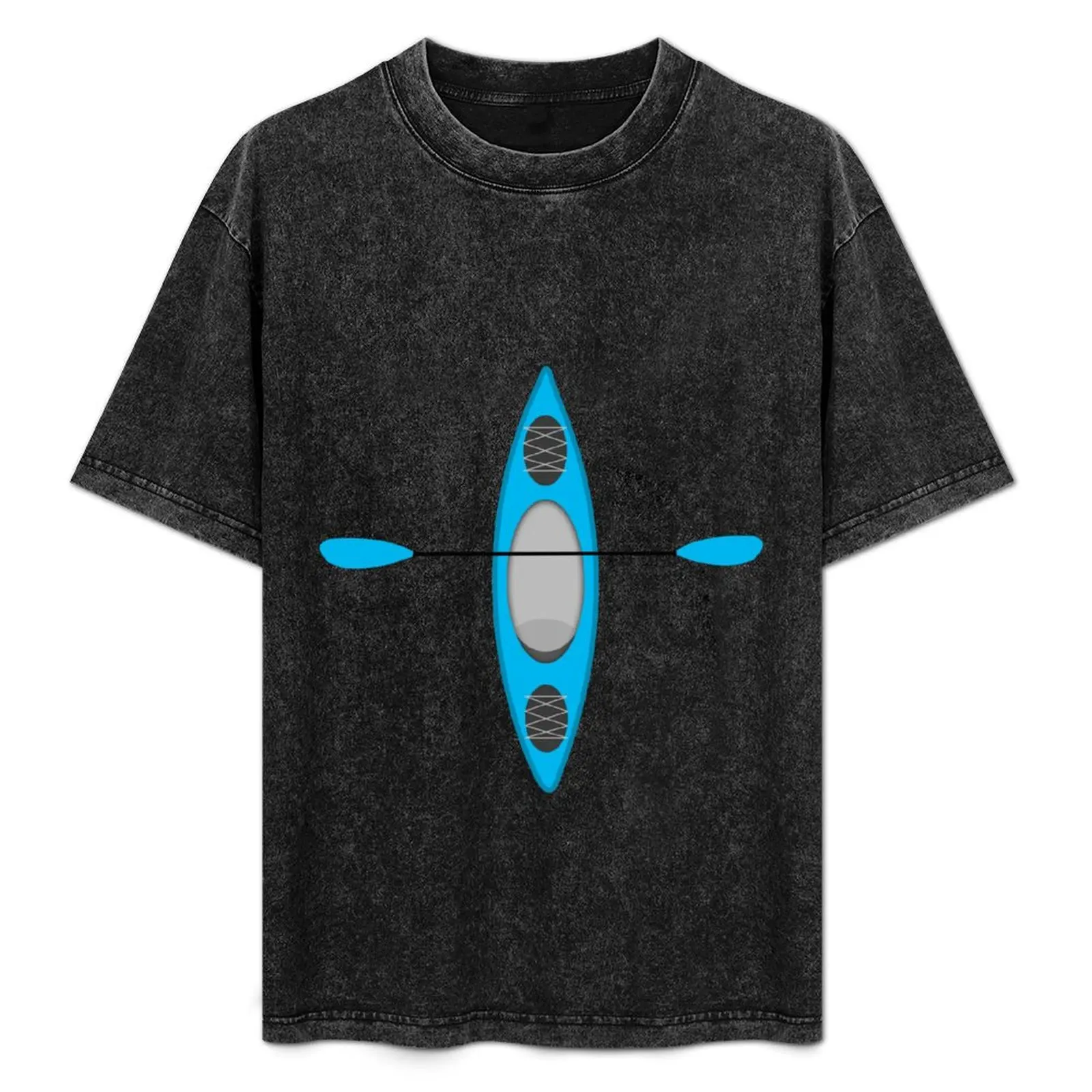 

Kayaking (Blue) T-Shirt Plus Size Street Style Tee
