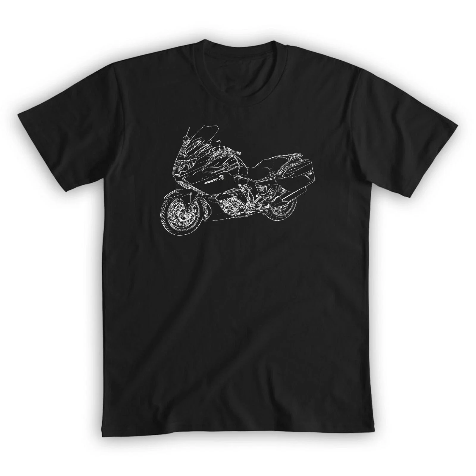 

2025 New summer Men T Shirt Casual K1600 GT T-shirt motorcycle Graphic Short Sleeves 100% Cotton Cool Tee