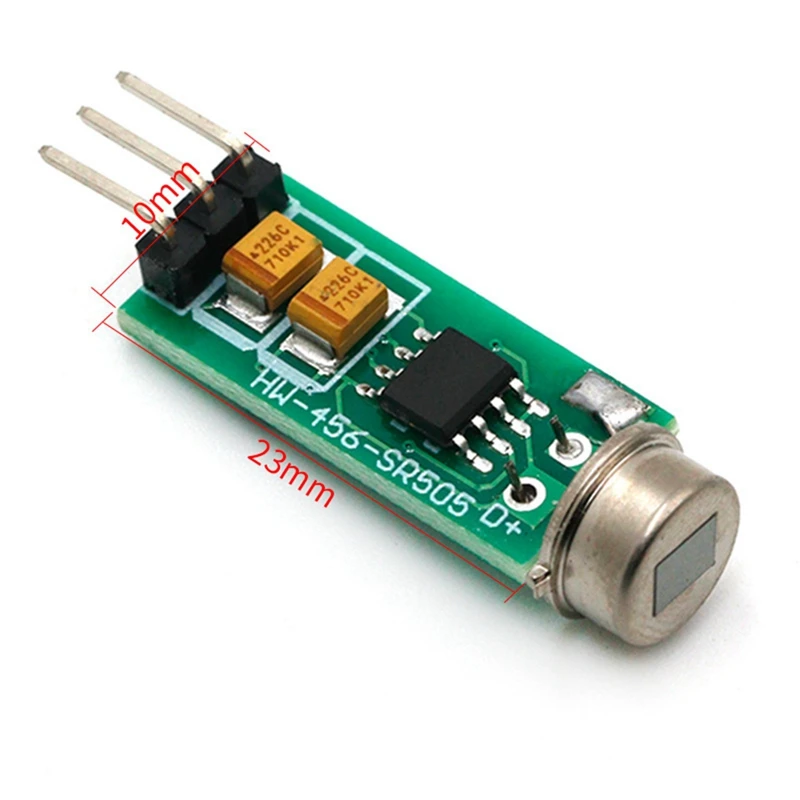 Módulo de Sensor de cuerpo humano para Arduino, Detector PIR, Mini IR, 10 piezas