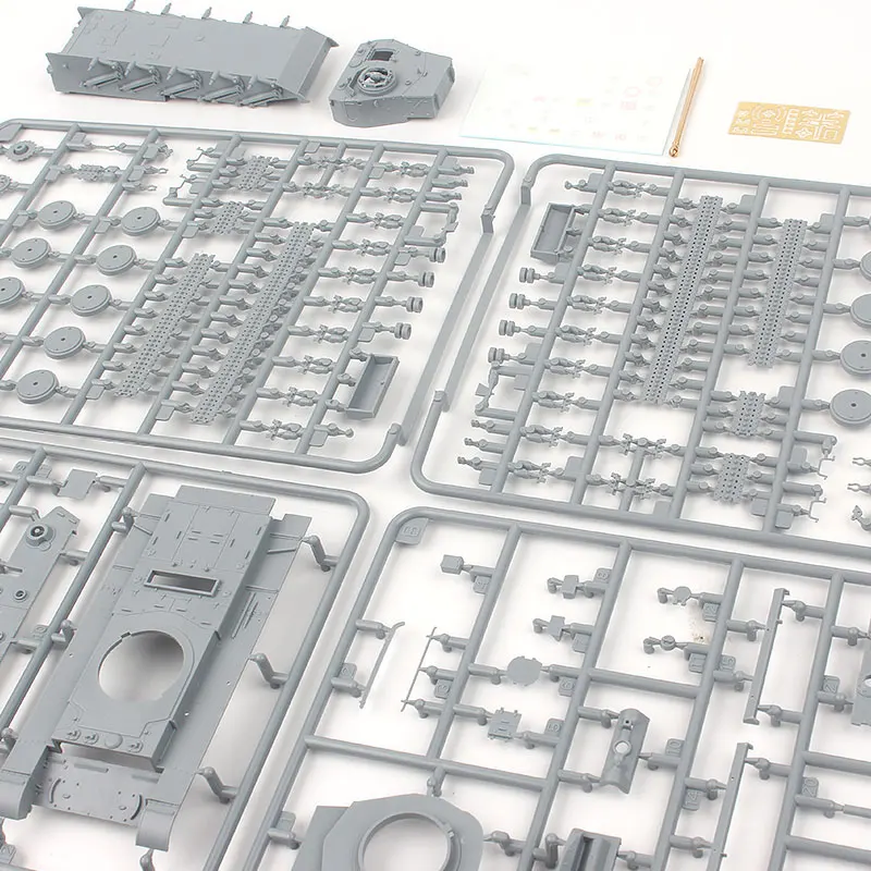 Kit de modelo de tanque de montagem modelo Vespid VS 720002   Tanque cruzador britânico A-34 Comet Mk 1A 1/72