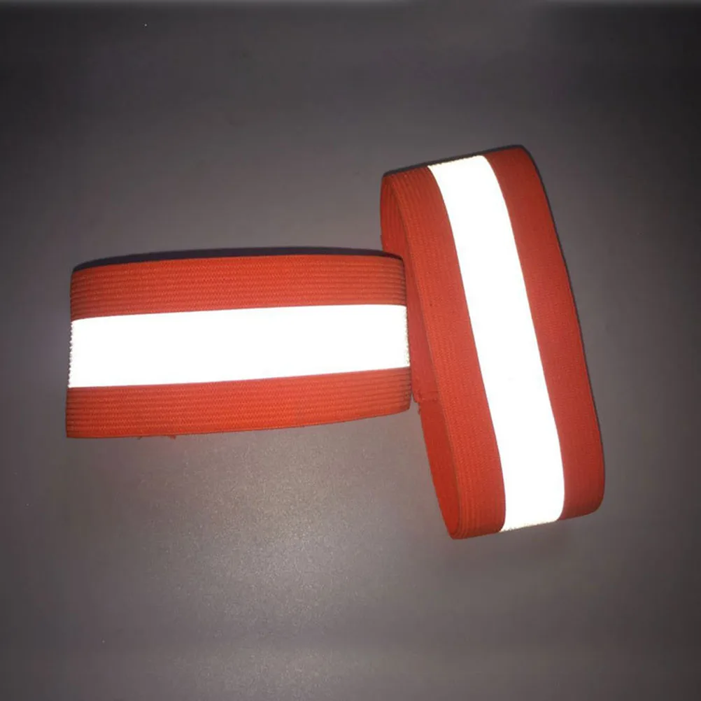 

10 Pcs Reflective Wristb s High Visibility Outdoor Safety Bracelets for Cyclists Elastic Fits All Camping Hiking