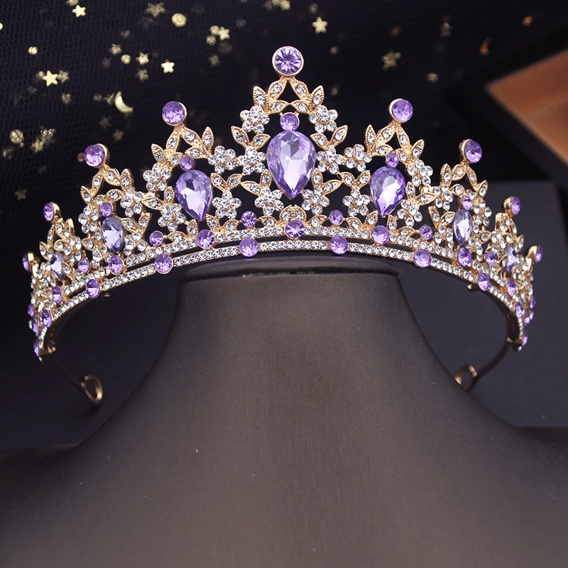 Princess Crown Small Tiaras Headdress Party Birthday Diadem Bridal Wedding Dress Hair Jewelry Accessories