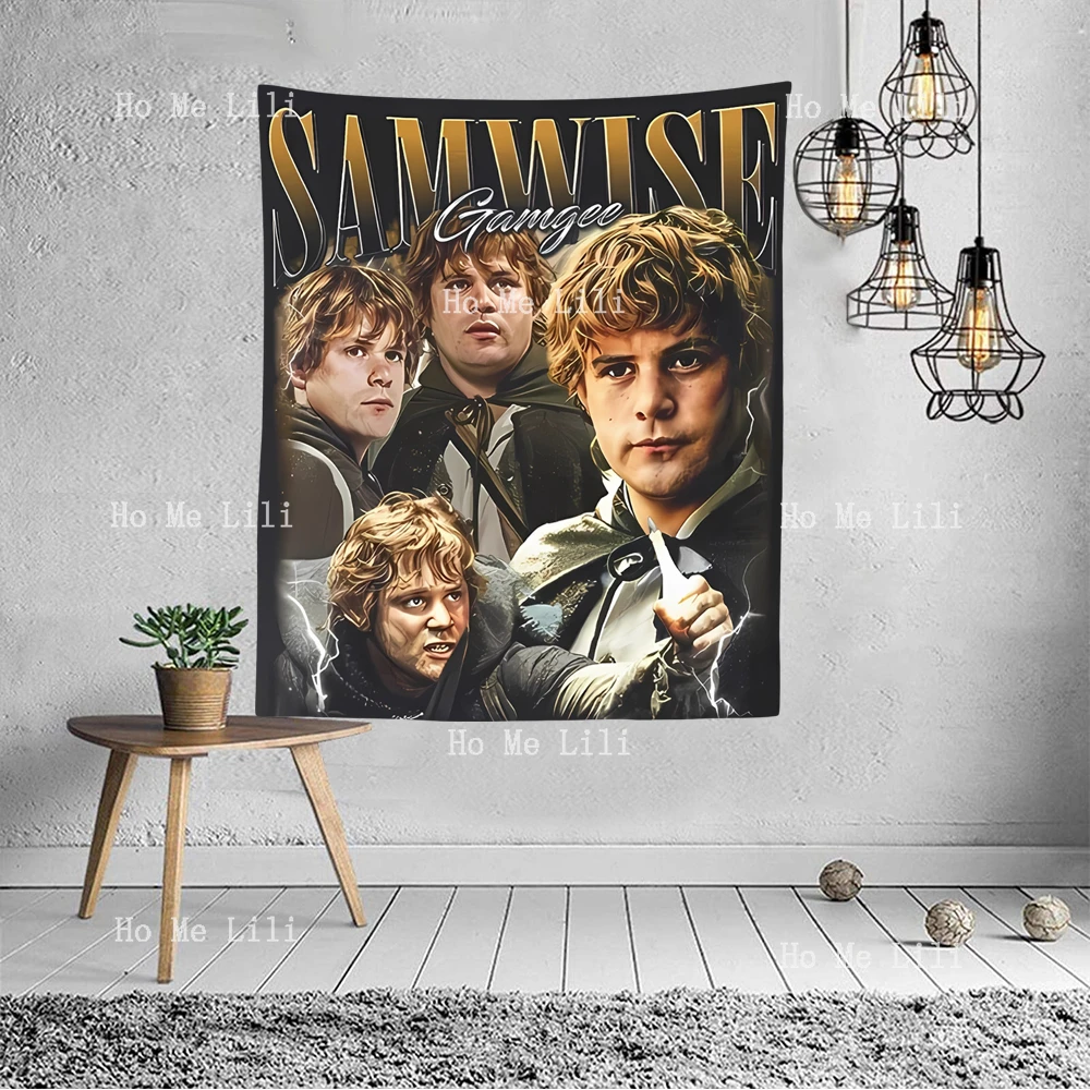 Vintage Samwise Gangee Gift Wall Aesthetic Tapestry For Bedroom Living Room Dorm