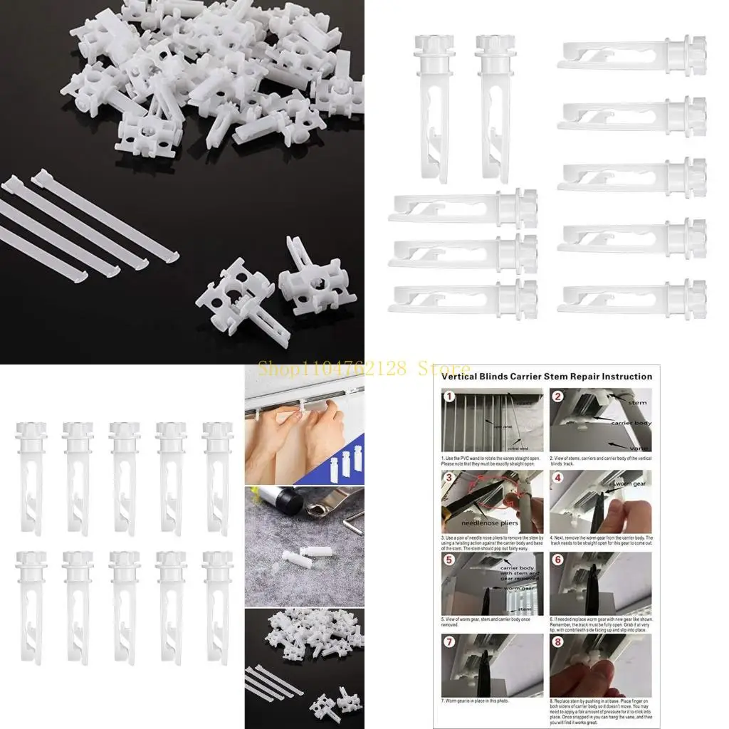10pcs Tiche aveugle verticale pour les réparations couverture fenêtre Meilleure vente