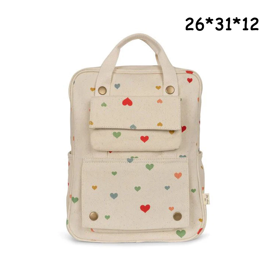 KS Vintage Bag Baby Boy Girl Backpack Primary Kids Schoolbag Kindergarten Bags Adults Traveling Storage Bag Children Backpacks