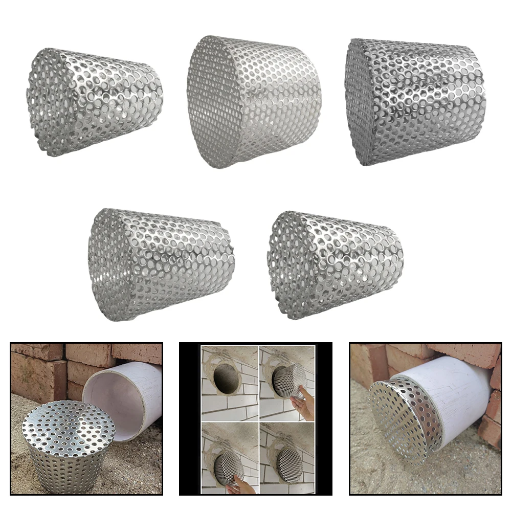 Corrosion-resistant Drain 304 Steel Drain Cover Extra-thick Material Stable Installation Wide Range Of Uses Conical Design