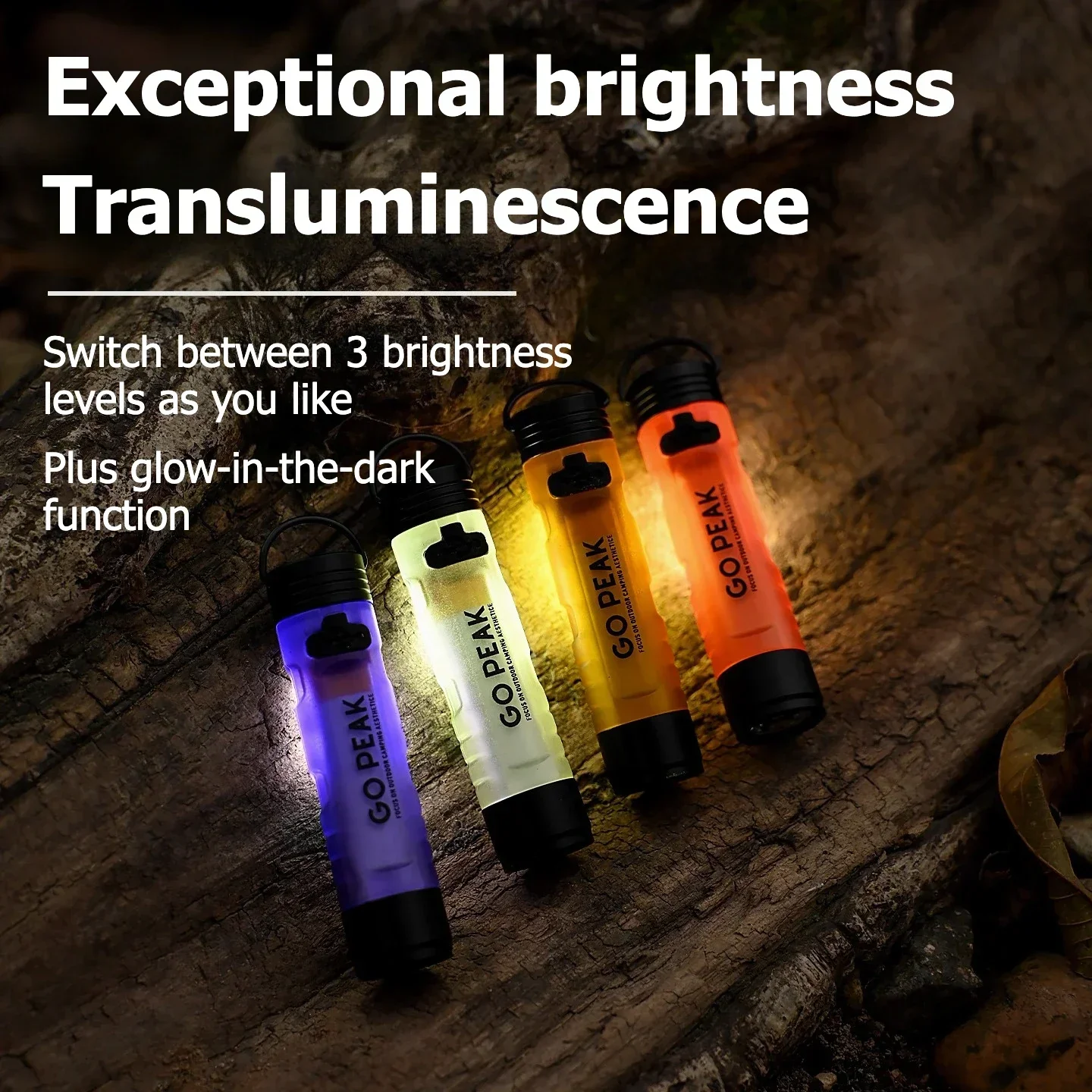 GOPEAK 5050 Small Light Outdoor Key Clip Cap Ambient Led Long