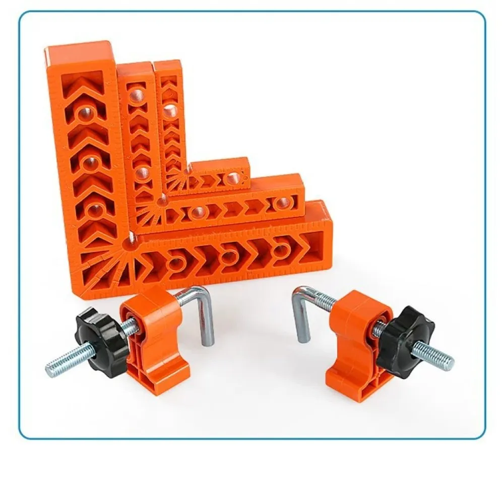 90 Degree Positioning Square Tool Woodworking L Shaped Corner Clamps Ruler For Sintered Stone Panel Joint Alignment