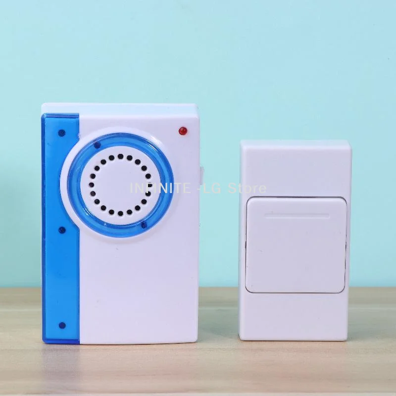 Remote Control Doorbell Adhesive Long-range High Sound Caller Smart Doorbell For Elderly Kid