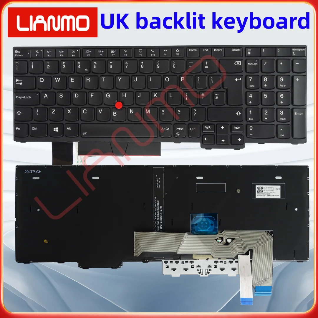 US/UK/Latin language/Portugal Notebook keyboard suitable for Lenovo ThinkPad L15 Gen1 Gen2 5N20W68181 5N20W68145 5N20W68109