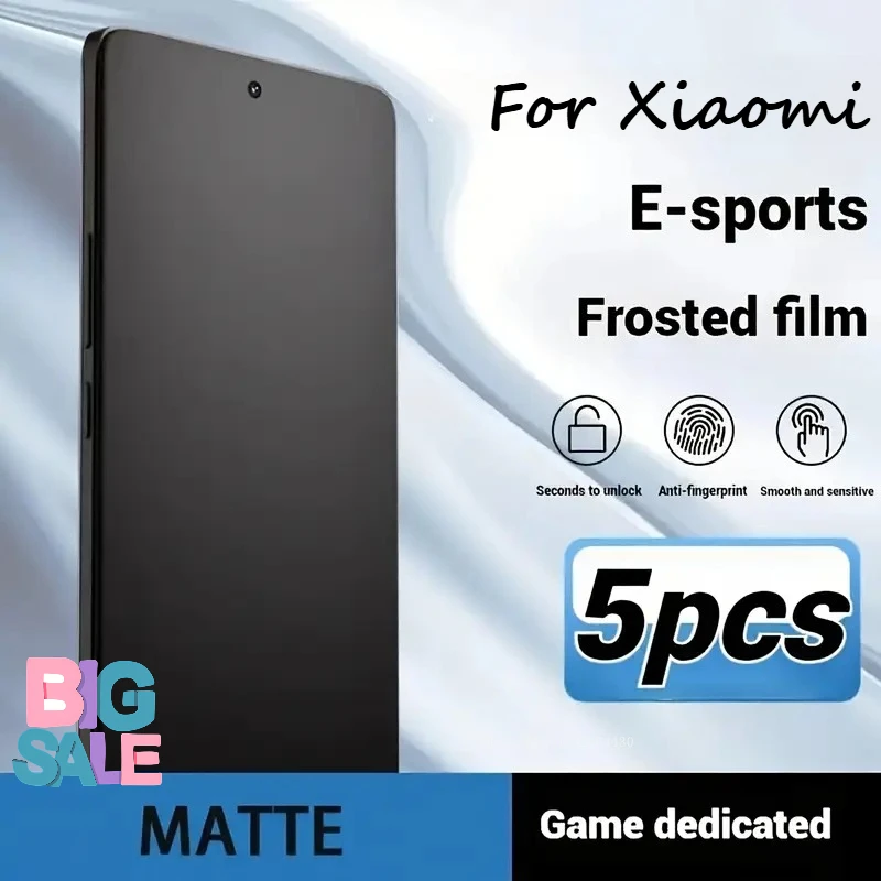 

5PCS Matte Hydrogel Film for Xiaomi 15 14 12 Pro Screen Protector for Xiaomi 14 15 13 Ultra Film for Xiaomi 14T 13T 12T Pro
