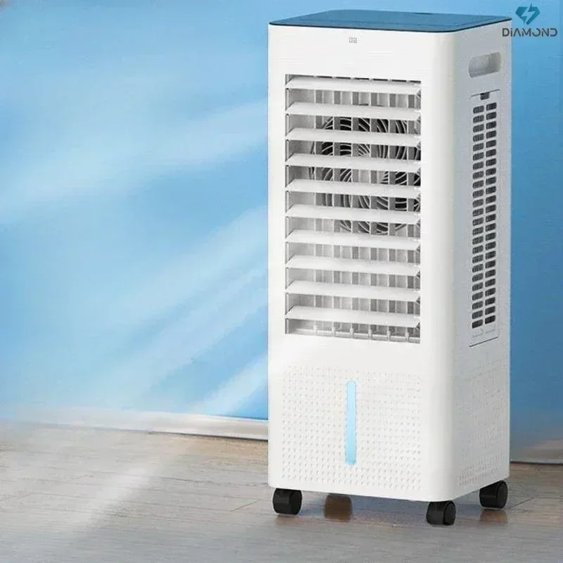 Mobile Cold Fan  Chiller & Humidification. Portable Water-Cooled Air Fan for Household & Dormitory