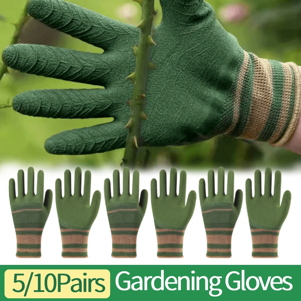 

Садовые перчатки с защитой от шипов для обрезки роз, дышащие защитные перчатки для кактусов, роз и ежевики для женщин/мужчин