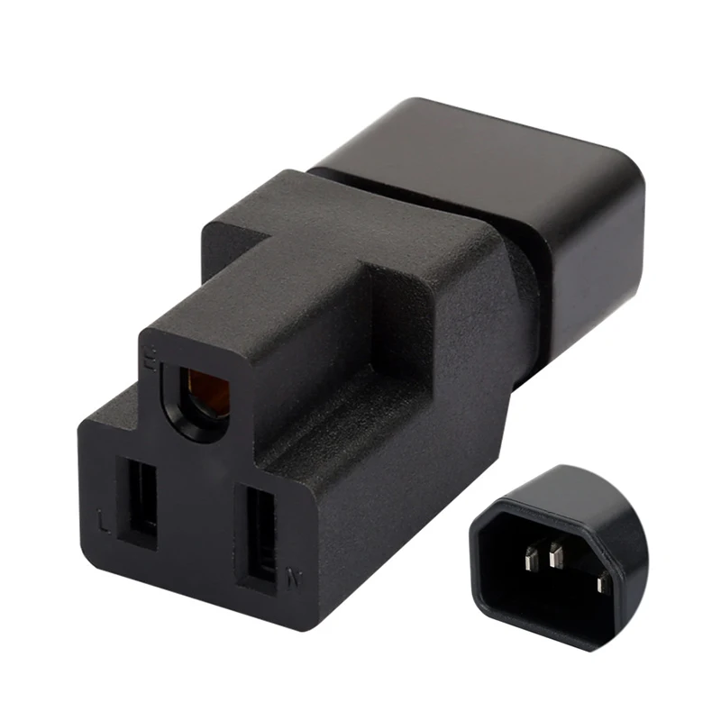 

IEC 320 C14 To Nema 5-15R AC Adaptor C14 To USA 3Pole Power Adapter Converter