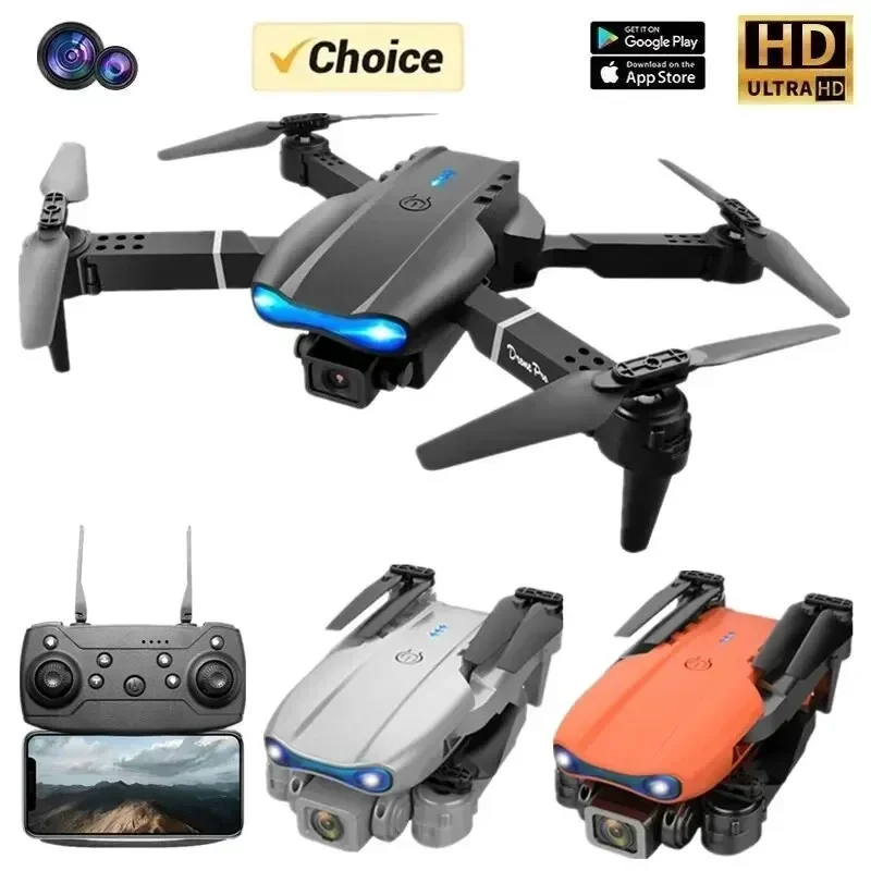 GISAEV E99 K3 Pro HD 4k Drone double caméra pliable Mini WIFI photographie aérienne RC quadrirotor jouets hélicoptère Drone garçons cadeau