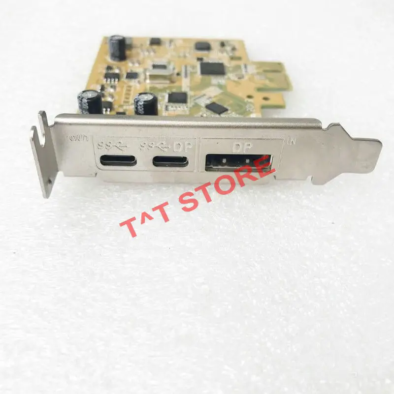 Imagem -03 - Original para Dell Pcie Card 2gt22 02gt22 2x Usb 3.1 Tipo-c 1x Display Port dp em Upd2023d0 Gen2 10gbps 2gt22