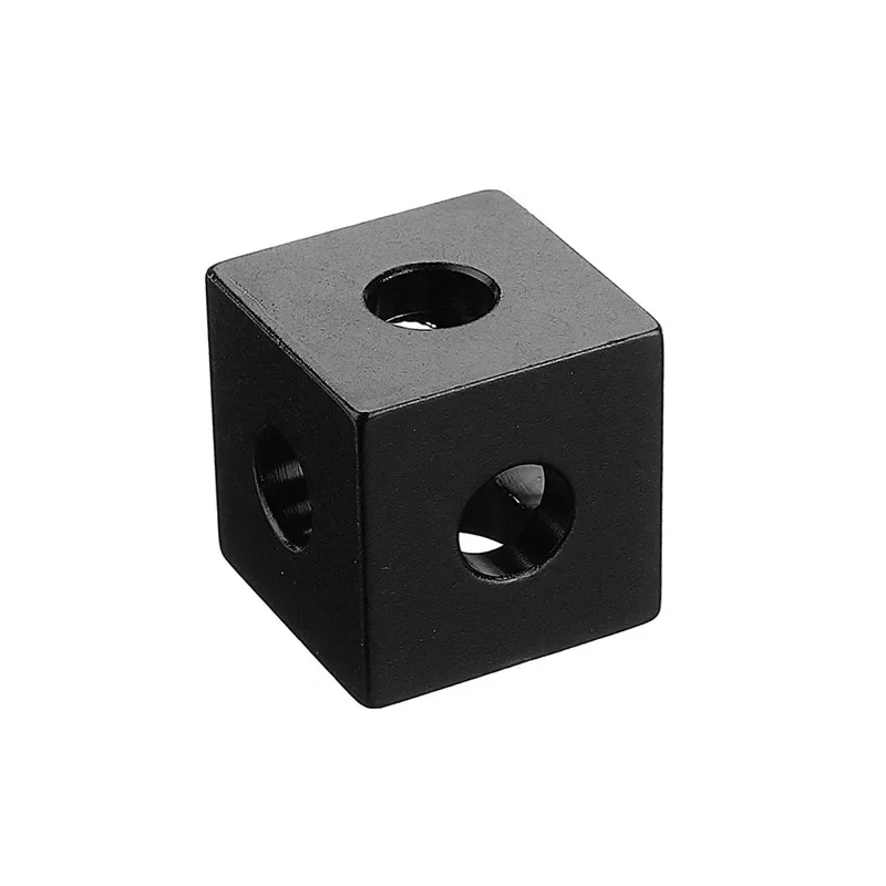 1 piece of 3-way cube corner connector, 2020 V socket, for aluminum profile 20mm x 20mm x 26.87mm