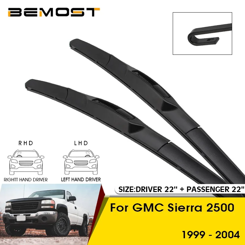 

Car Wiper Blades For GMC Sierra 2500 1999-2004 Windshield Windscreen Front Window Blades 22"+22" Car Accessories