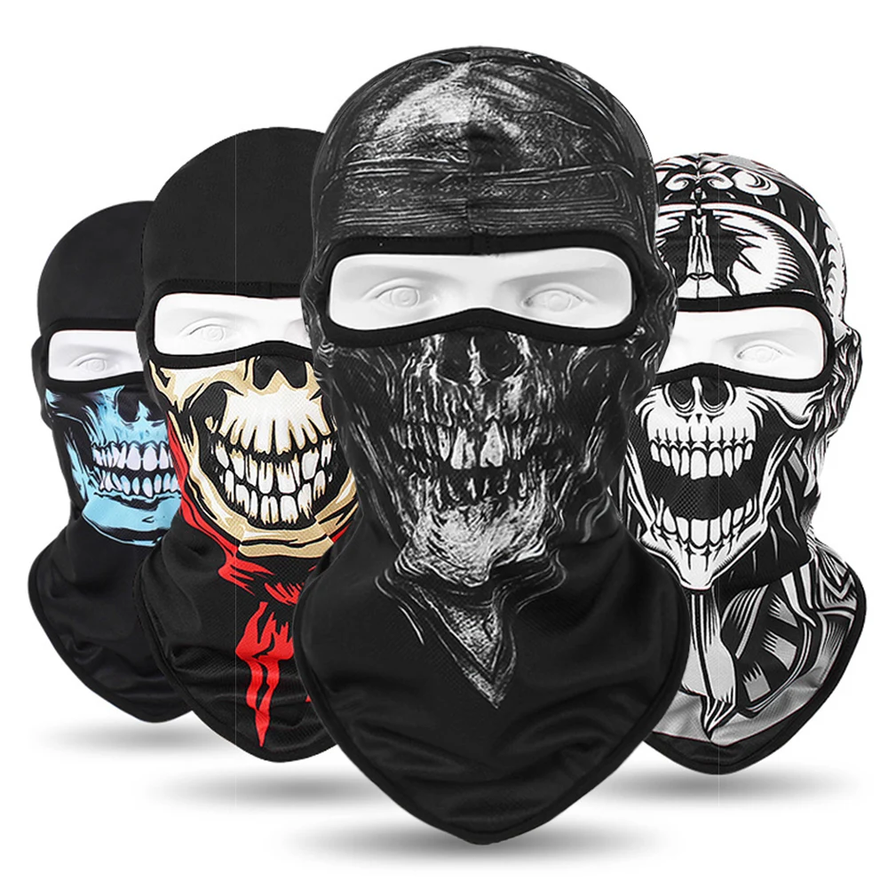 HEROBIKER Motorcycle Face Mask Outdoor Quick Dry Balaclava Men Summer Motorcycle Masque Moto Helmet Scarf Skull Mask