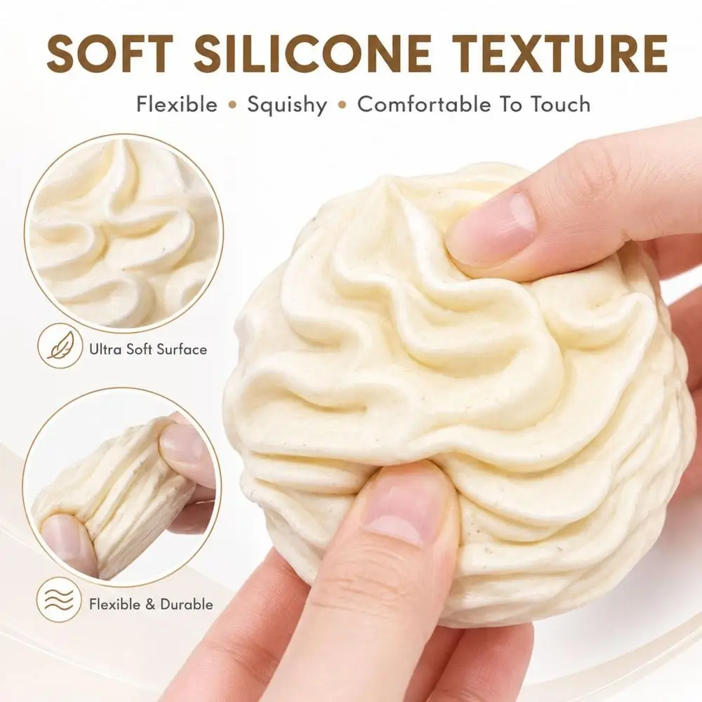 New Slow Rebound Cream Roll Squeeze Anti-stress Soft Stress Relief Sensory