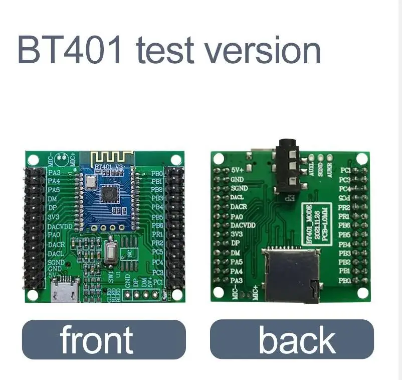BT401 Bluetooth аудио модуль 5,0 цифровая передача BLE SPP IIS выход I2S цифровой последовательный порт на управлении