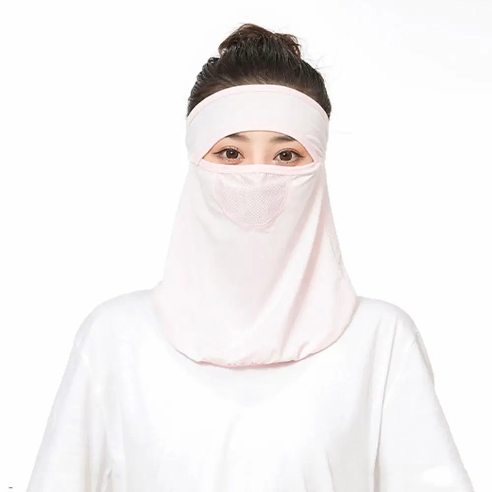 Veil Sun Protection Face Cover With Neck Flap Summer Sunscreen Mask Face Gini Mask Men Fishing Face Mask Womne Neckline Mask