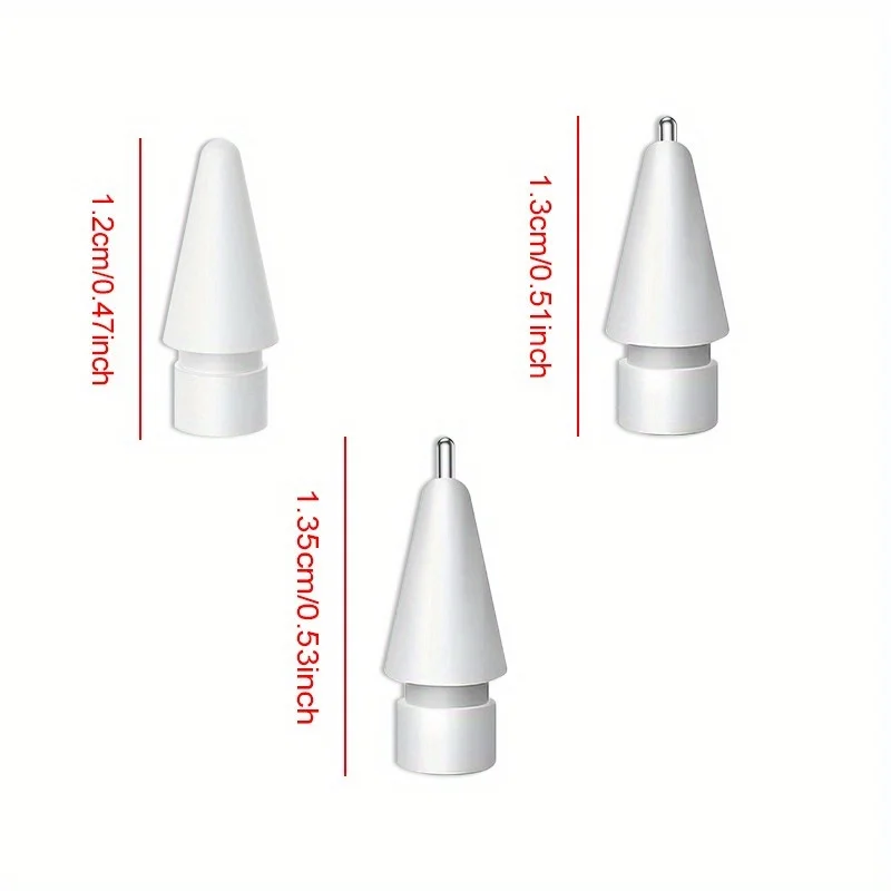 6pcs Precision Pencil Tips Set for Apple Pencil (1st/2nd Gen) - Durable & Wear-Resistant, Ideal for Drawing, Note Taking Design